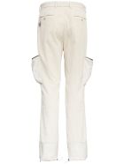 Dolce & Gabbana Ribbed Cotton Worker Trousers With Pockets Dolce & Gabbana Ribbed Cotton Worker Trousers With Pockets - White