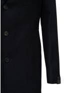 Tagliatore Basic Single-breasted Blue Wool Coat Tagliatore Basic Single-breasted Blue Wool Coat - Blu