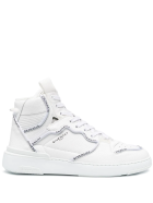 Man White Wing High Sneakers With Profiles Givenchy Man White Wing High Sneakers With Profiles