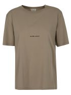 Saint Laurent Round Neck T-shirt Saint Laurent Round Neck T-shirt - Brown