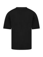 Dondup Black T-shirt For Boy Dondup Black T-shirt For Boy - Black