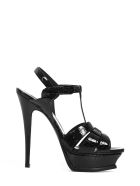 Saint Laurent Tribute Sandals Saint Laurent Tribute Sandals - Black