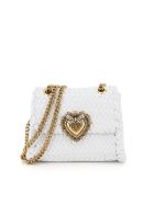 Dolce & Gabbana Devotion Chevron Woven Bag Dolce & Gabbana Devotion Chevron Woven Bag - Bianco