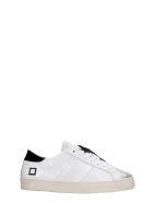 D.A.T.E. Hill Low Sneakers In White Leather D.A.T.E. Hill Low Sneakers In White Leather - white