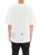 Spray Logo Oversize T-shirt Dolce & Gabbana Spray Logo Oversize T-shirt - Dg fdo bco nat