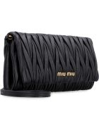 Miu Miu Quilted Leather Clutch Miu Miu Quilted Leather Clutch - black