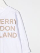 Burberry Cleo White Cotton Set With Logo Burberry Cleo White Cotton Set With Logo - White