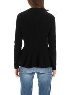 Shaped Cardigan Alexander McQueen Shaped Cardigan - Nero
