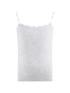 La Perla Grey Tank Top For Girl La Perla Grey Tank Top For Girl - Grey