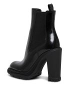 Alexander McQueen Treadonly Black Leather Boots Alexander McQueen Treadonly Black Leather Boots - Black
