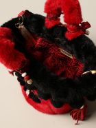 Sikuly Handbag Cuttigghiara Sikuly Coffa Bag With Fur And Pompon Sikuly Handbag Cuttigghiara Sikuly Coffa Bag With Fur And Pompon - Multicolor