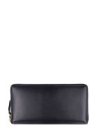 Comme des Garçons Wallet Leather Zip Around Wallet Comme des Garçons Wallet Leather Zip Around Wallet - black