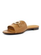 Salvatore Ferragamo Brown Leather Sandal Salvatore Ferragamo Brown Leather Sandal - Cuoio