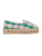 Philosophy X Manebi Logo Espadrilles Philosophy x Manebí Philosophy X Manebi Logo Espadrilles - GREEN PINK