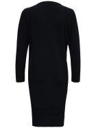 Fabiana Filippi Black Silk And Cashmere Dress With Bright Detail Fabiana Filippi Black Silk And Cashmere Dress With Bright Detail - Black