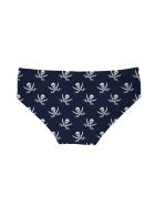 Blue Navy Boy Swim Briefs Pirates Micro Print MC2 Saint Barth Blue Navy Boy Swim Briefs Pirates Micro Print