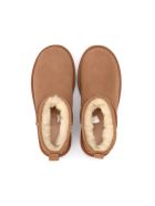 Ugg Classic Ultra Mini Ankle Boot Made Of Leather-colored Suede UGG Classic Ultra Mini Ankle Boot Made Of Leather-colored Suede - MARRONE