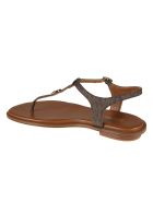 Michael Kors Mallory Thong Flat Sandals Michael Kors Mallory Thong Flat Sandals - Brown