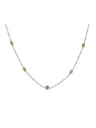 Lo Spazio Yellow Sapphire and Diamond Necklace Lo Spazio Jewelry Lo Spazio Yellow Sapphire and Diamond Necklace - Yellow