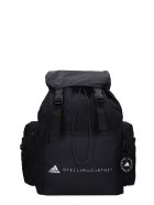 Adidas by Stella McCartney Backpack In Black Polyester Adidas by Stella McCartney Backpack In Black Polyester - black