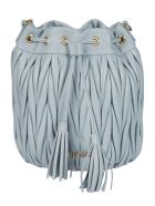Miu Miu Matelassé Bucket Bag Miu Miu Matelassé Bucket Bag - Cielo