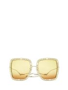 Gucci Eyewear Gucci Gg1033s Gold Sunglasses Gucci Eyewear Gucci Gg1033s Gold Sunglasses - Gold