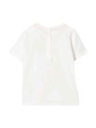 Fendi Teddy Bear T-shirt With Embroidery Fendi Teddy Bear T-shirt With Embroidery - Gesso