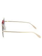Am0317s Sunglasses Alexander McQueen Am0317s Sunglasses - 004 GOLD GOLD GREY