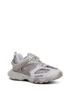 Balenciaga White Leatheret And Mesh Track Sneakers Balenciaga White Leatheret And Mesh Track Sneakers - Grey