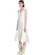 Dress In Beige Viscose Ami Alexandre Mattiussi Dress In Beige Viscose - 150
