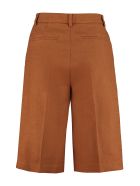 Pinko Ordinato Cotton Blend Bermuda Shorts Pinko Ordinato Cotton Blend Bermuda Shorts - brown