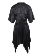 Black Givenchy Lacquered Pleated Short Dress Givenchy Black Givenchy Lacquered Pleated Short Dress