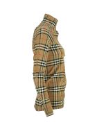 Burberry Vilan - Vintage Check Stretch Jersey Turtleneck Top Burberry Vilan - Vintage Check Stretch Jersey Turtleneck Top - Archive Beige