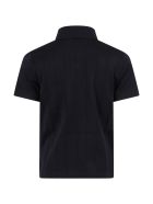 Armani Collezioni Blue Polo Shirt For Boy With Eagle Armani Collezioni Blue Polo Shirt For Boy With Eagle - Blue