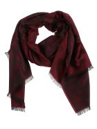 All-over Skull Scarf Alexander McQueen All-over Skull Scarf - Bordeaux