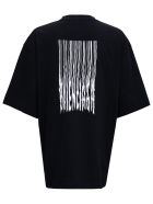 Balenciaga Cotton Oversize Barcode T-shirt Balenciaga Cotton Oversize Barcode T-shirt - White/black