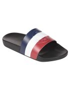 Moncler Embossed Logo Sliders Moncler Embossed Logo Sliders - Black
