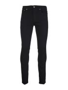 Man Black Alvaro Slim Fit Jeans With Written On The Back Pocket Golden Goose Man Black Alvaro Slim Fit Jeans With Written On The Back Pocket