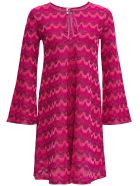 M Missoni Pink Cotton Blend Dress M Missoni Pink Cotton Blend Dress - Fuxia
