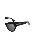 Bottega Veneta BV1004S Sunglasses Bottega Veneta BV1004S Sunglasses - Black Black Silver
