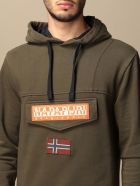 Napapijri Sweatshirt Burgee Napapijri Hoodie With Logo Napapijri Sweatshirt Burgee Napapijri Hoodie With Logo - Kaki