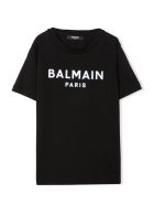 Balmain Black Cotton T-shirt Balmain Black Cotton T-shirt - Nero