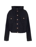 Balenciaga Hooded Jacket Balenciaga Hooded Jacket - Petrol Noir