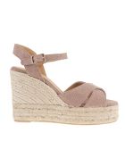 Blaudell Wedge Espadrille In Dusty Pink Canvas Castañer Blaudell Wedge Espadrille In Dusty Pink Canvas - DUST