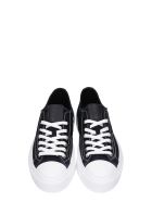 Givenchy City Low Sneakers In Black Canvas Givenchy City Low Sneakers In Black Canvas - black