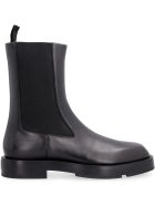Givenchy Squared Leather Chelsea Boots Givenchy Squared Leather Chelsea Boots - black