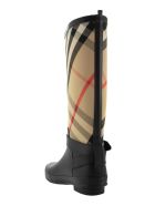 Burberry Simeon - Tartan Rain Boots Burberry Simeon - Tartan Rain Boots - Black/archive Beige