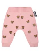 Moschino Pink Tracksuit For Baby Girl Moschino Pink Tracksuit For Baby Girl - Pink