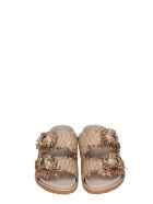 Coral Blue Flats In Powder Wool And Polyamide Coral Blue Flats In Powder Wool And Polyamide - powder