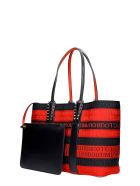 Christian Louboutin Cabata Small Tote In Black Canvas Christian Louboutin Cabata Small Tote In Black Canvas - black